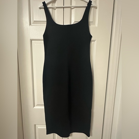 Zara New Black Midi Dress - Picture 2 of 7